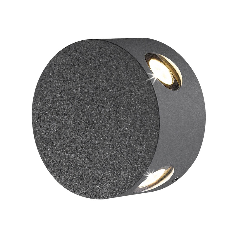 Pass LED Outdoor Wall Mount in Graphite Grey