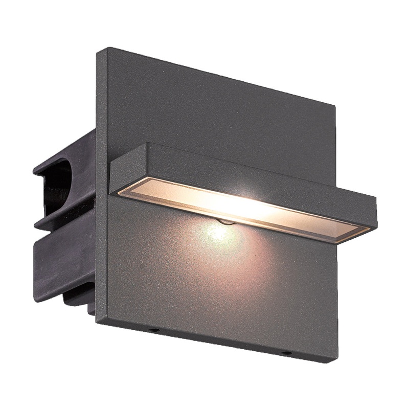 Perma LED Outdoor Inwall in Graphite Grey