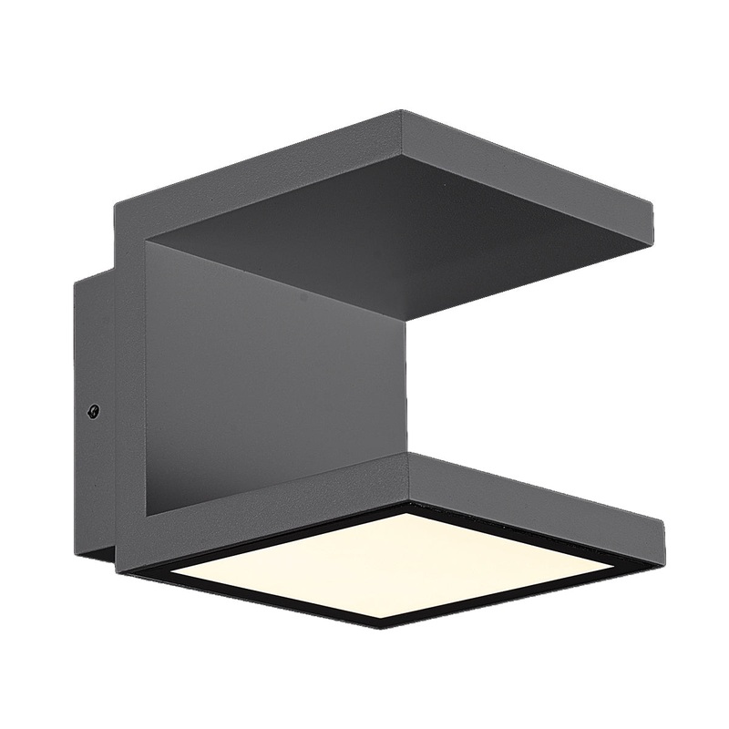 Rail LED Outdoor Wall Mount in Graphite Grey