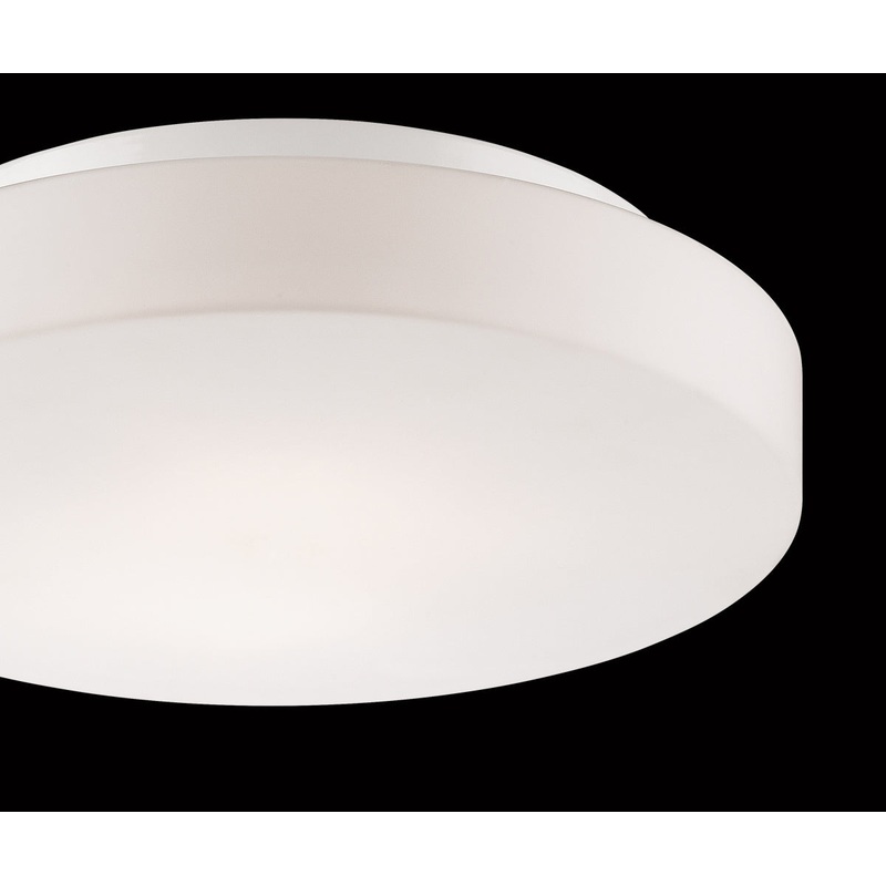 Ramata One Light Flushmount in White