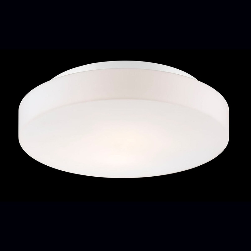 Ramata Two Light Flushmount in White