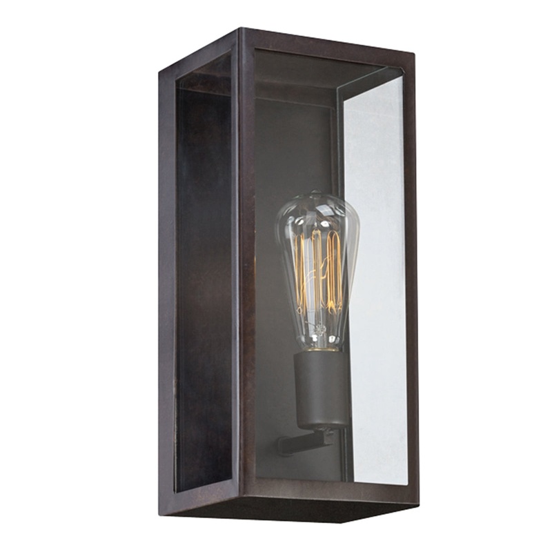 Retto One Light Outdoor Wall Sconce in Bronze