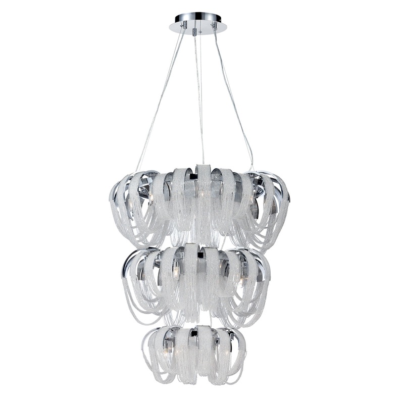 Sage 17 Light Chandelier in Chrome