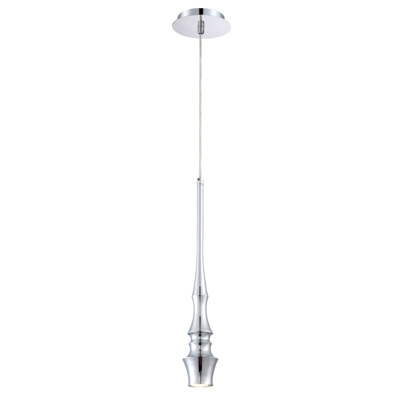 Sano One Light Pendant in Chrome