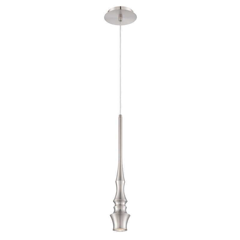 Sano One Light Pendant in Satin Nickel