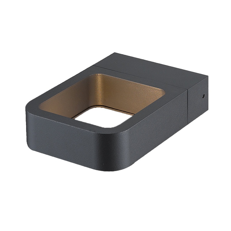 Staple LED Outdoor Wall Mount in Graphite Grey