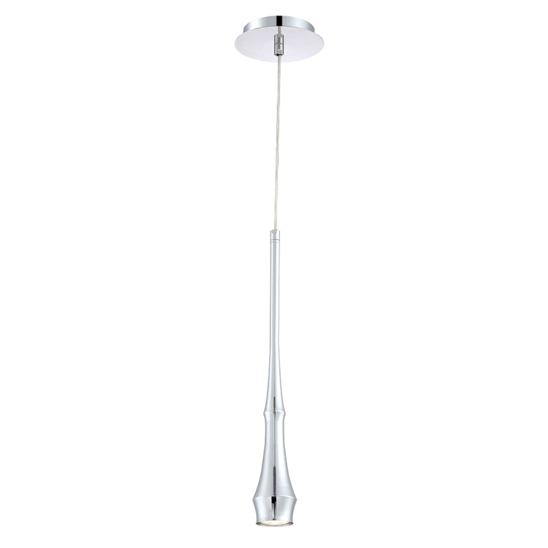 Tala One Light Pendant in Chrome