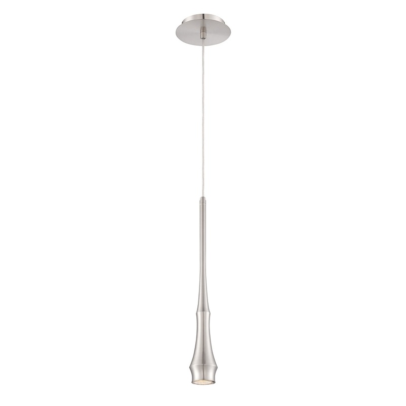 Tala One Light Pendant in Satin Nickel