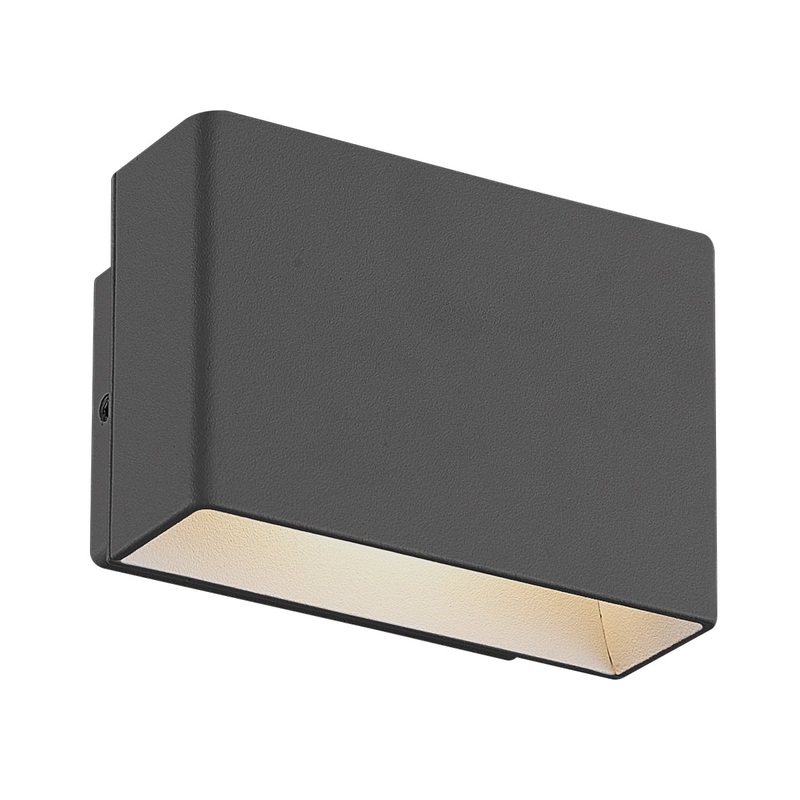 Vello LED Outdoor Wall Mount in Graphite Grey