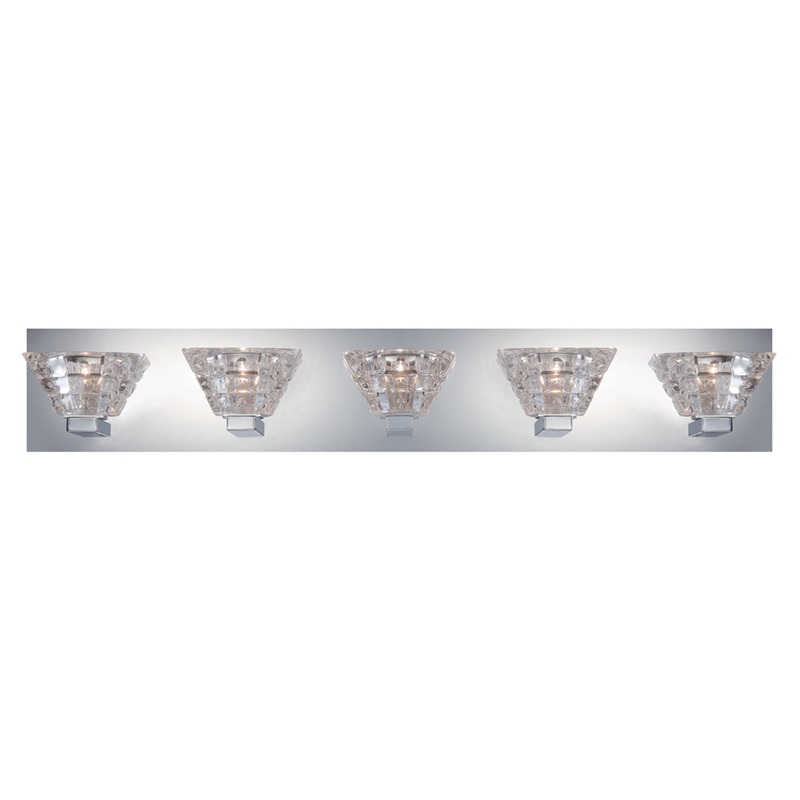 Zilli Five Light Bathbar in Chrome