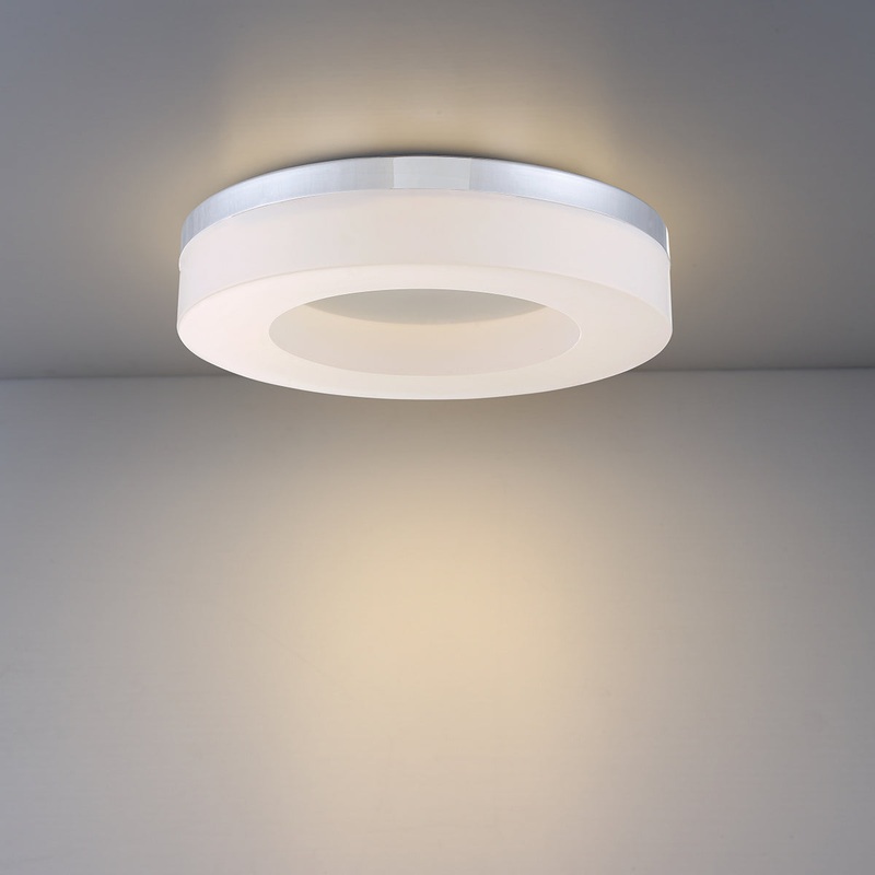 Abell LED Flush Mount in Chrome