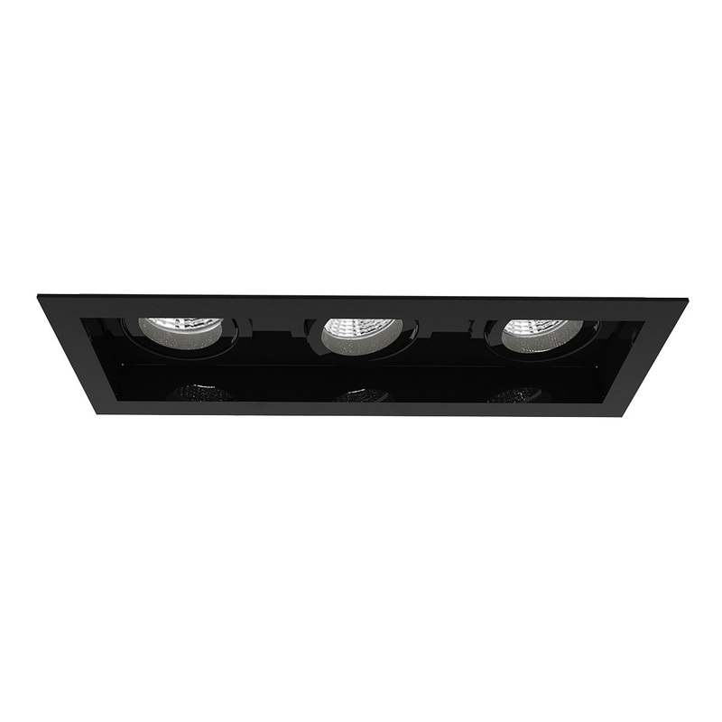 Amigo Three Light Downlight in Black
