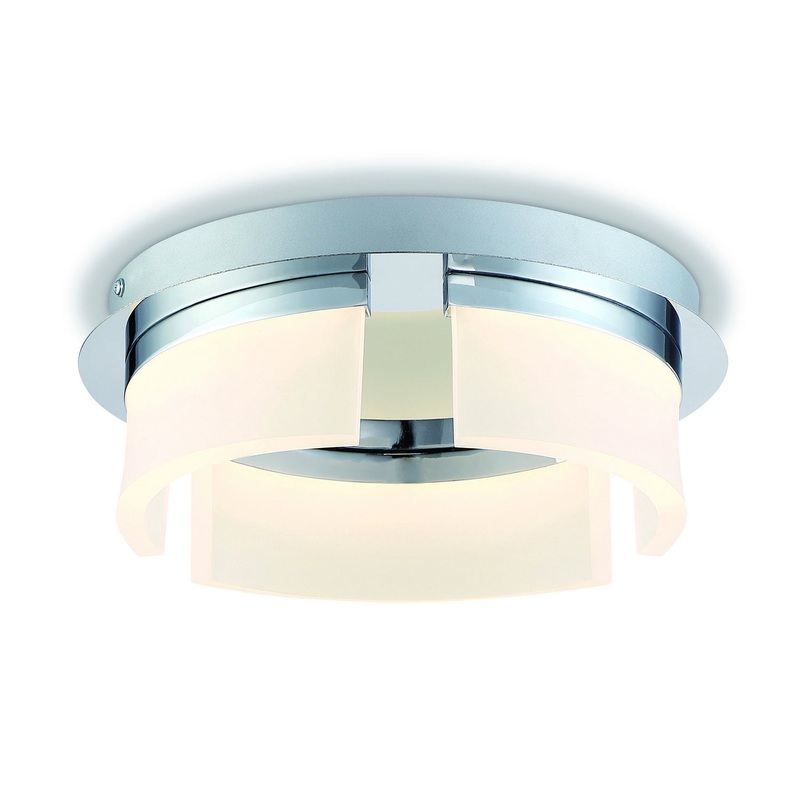 Bria LED Flush Mount in Chrome