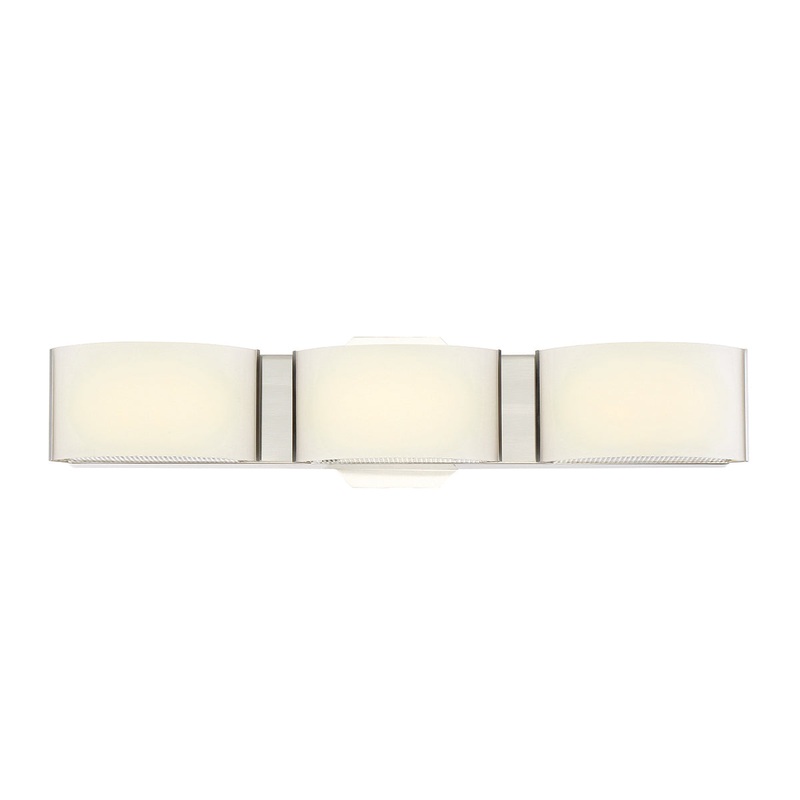 Dakota LED Bathbar in Satin Nickel