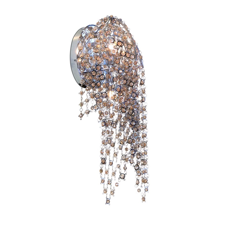 Danza Two Light Wall Sconce in Chrome
