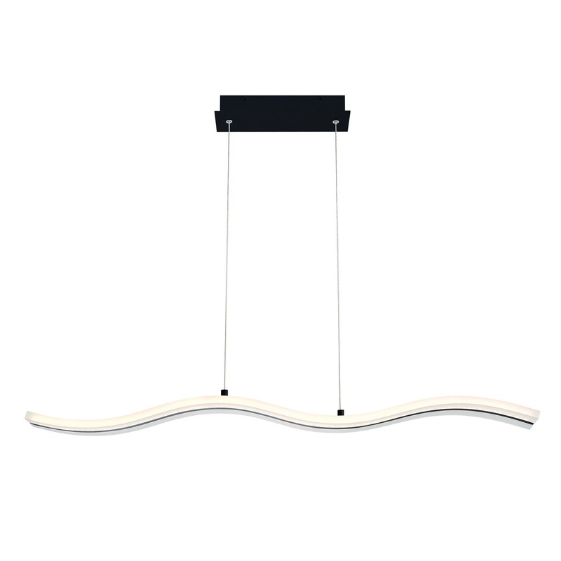 High Tide LED Pendant in Black