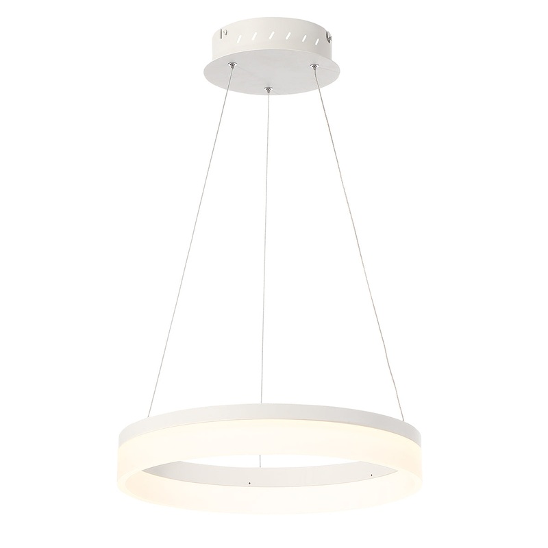 Minuta LED Chandelier in Sand White