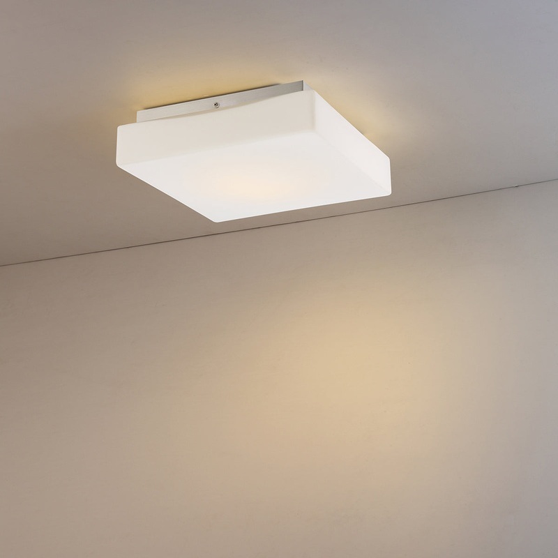 Monti LED Flush Mount in Satin Nickel