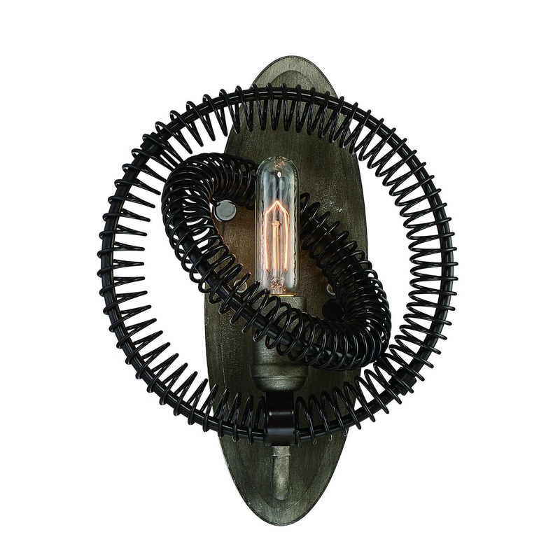 Orbita One Light Wall Sconce in Vintage Bronze