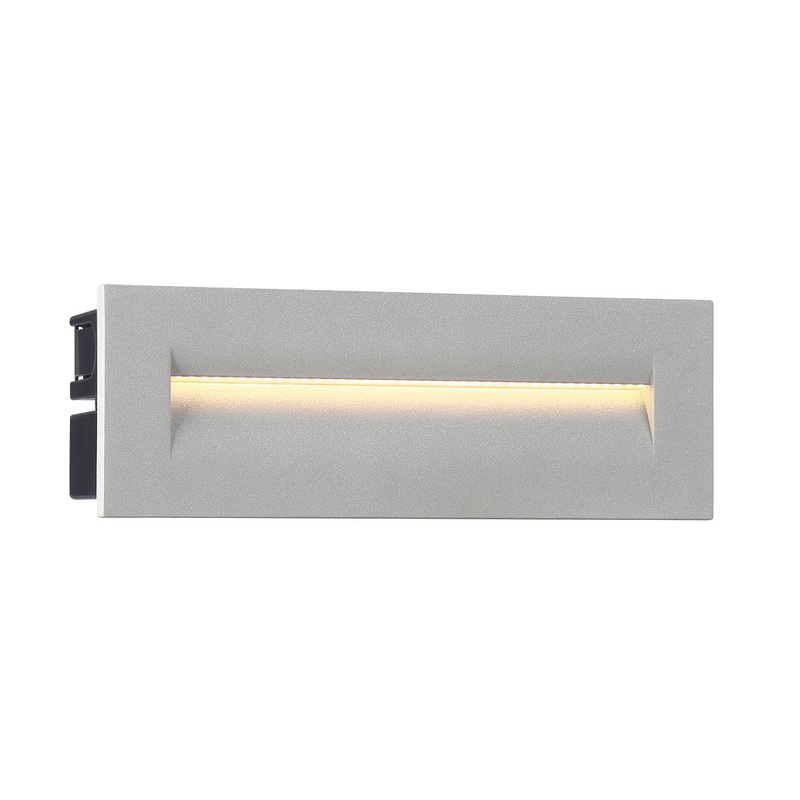Outdoor LED Outdoor Inwall in Marine Grey