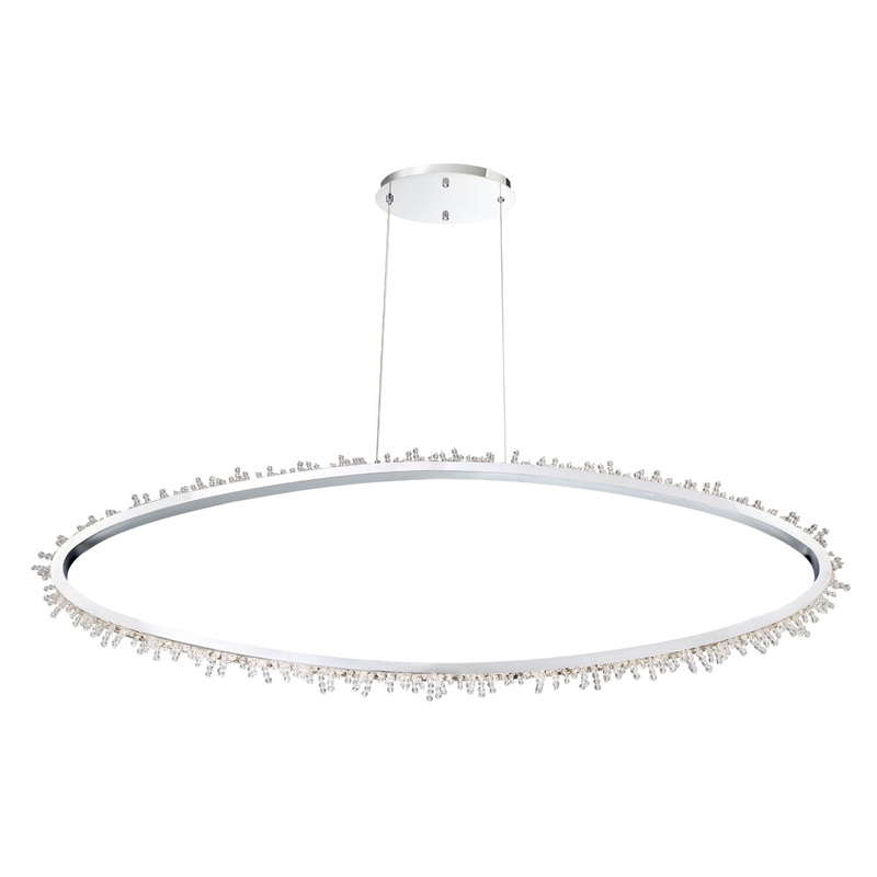 Scoppia LED Chandelier in Chrome