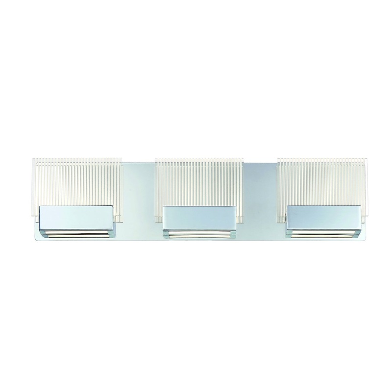 Sonic LED Bathbar in Chrome
