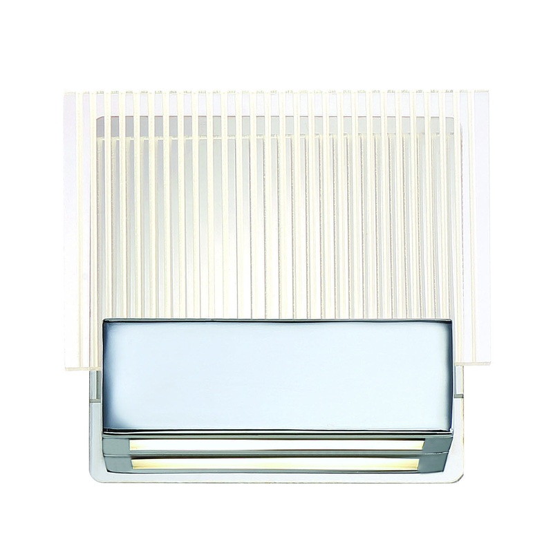 Sonic LED Wall Sconce in Chrome