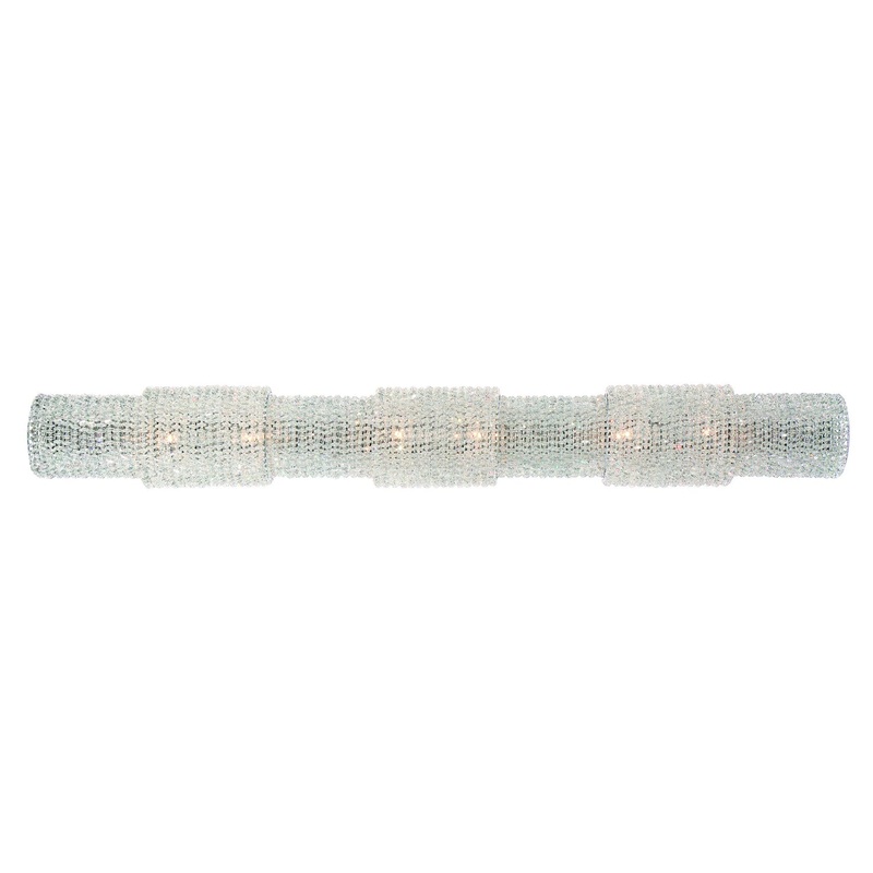 Sposa Eight Light Wall Sconce in Chrome