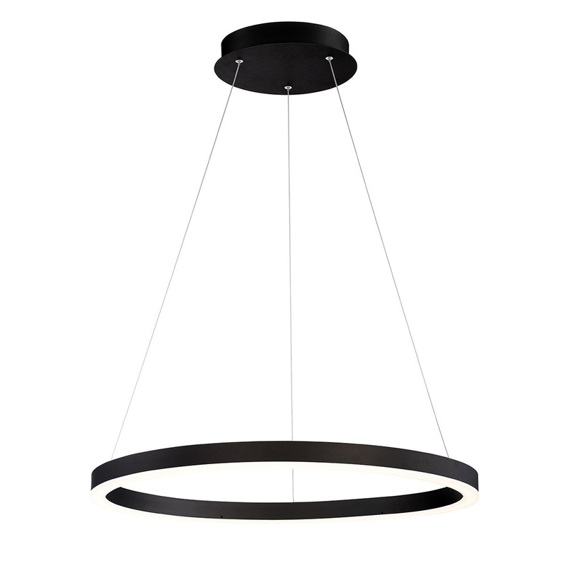 Spunto LED Chandelier in Matte Black