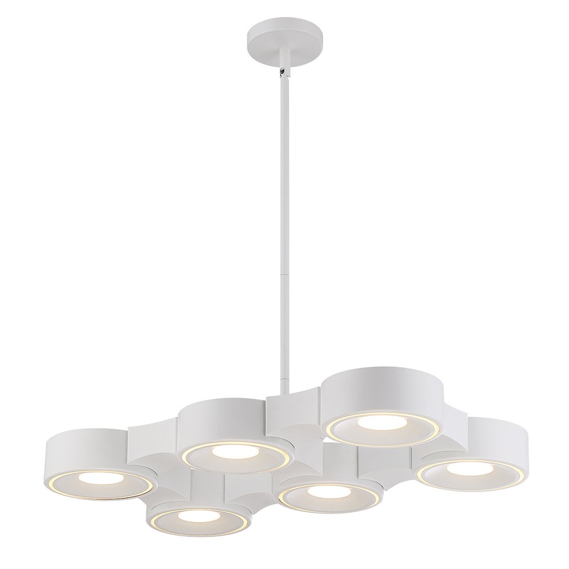 Stavro LED Pendant in White