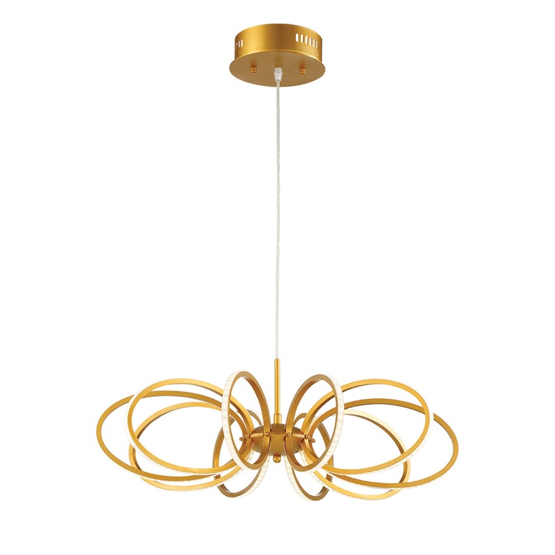 Tela LED Pendant in Gold