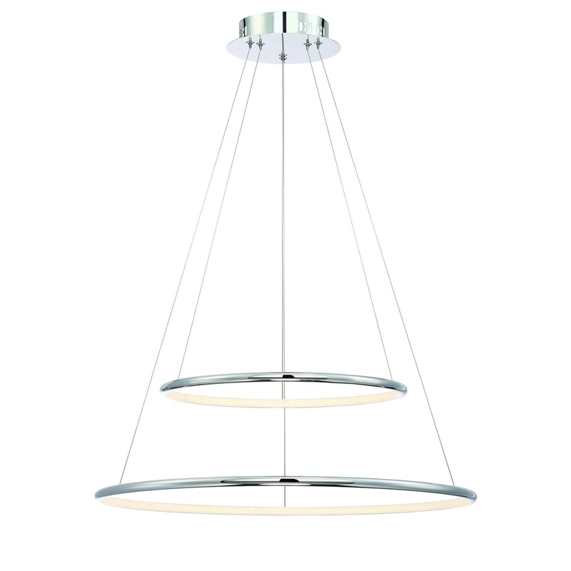 Valley LED Pendant in Chrome