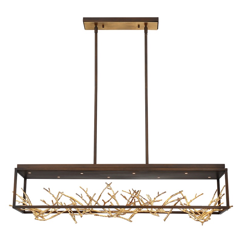 Aerie LED Chandelier in Bronze