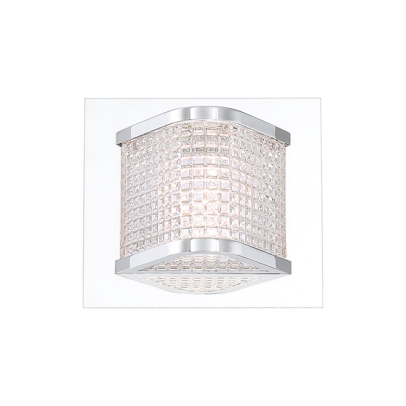 Belgroue LED Wall Sconce in Chrome