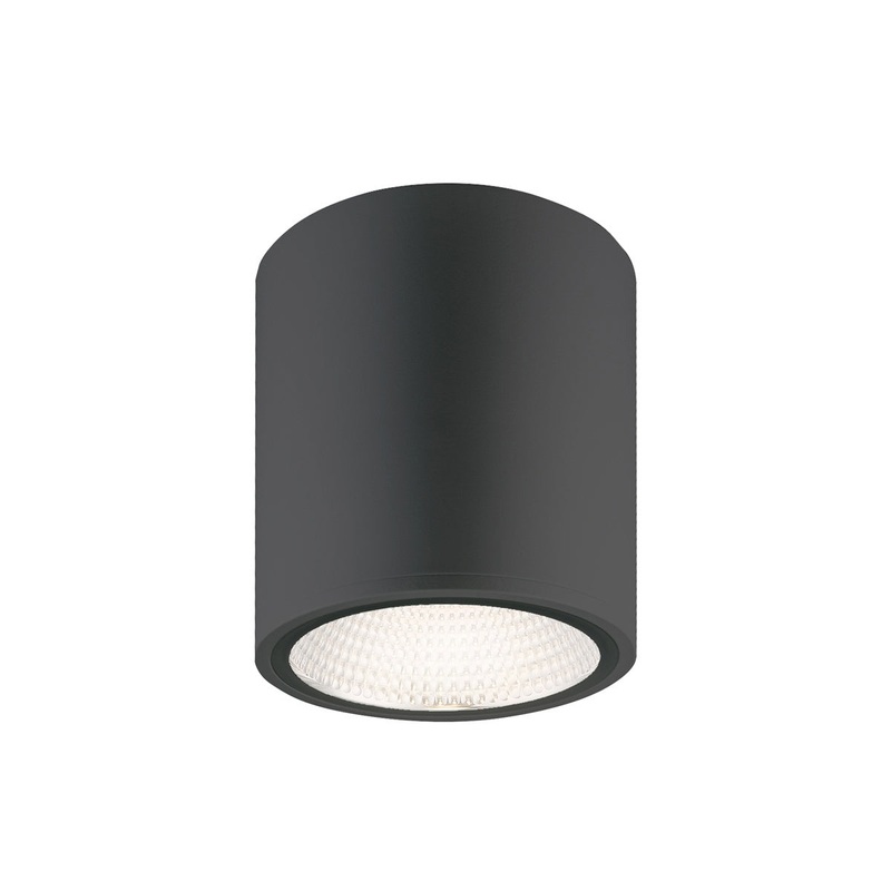 Cask LED Ceiling Mount in Matte Black