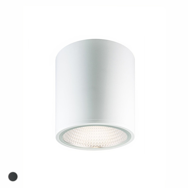 Cask LED Ceiling Mount in White