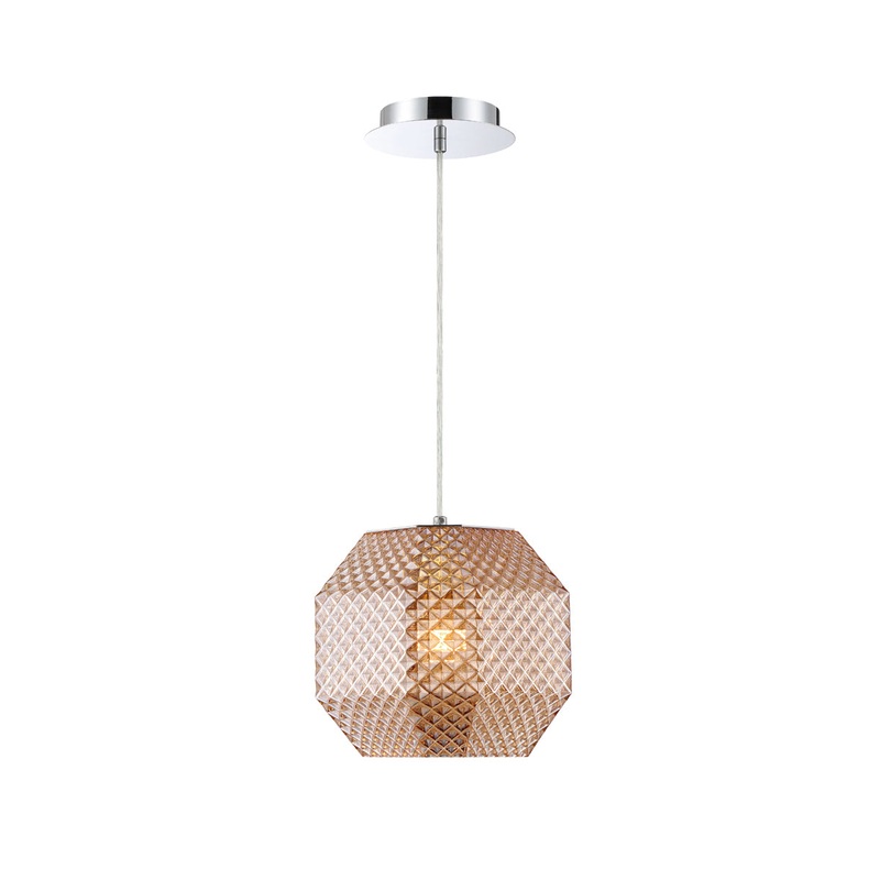 Catalda One Light Pendant in Chrome