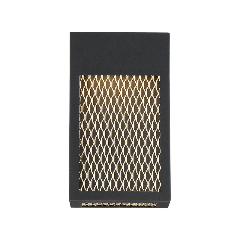 Coop LED Wall Sconce in Sand Black
