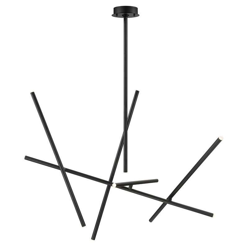 Crossroads LED Chandelier in Black