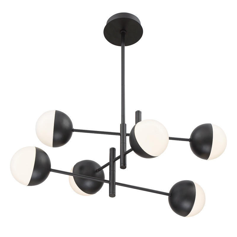 Fairmount LED Chandelier in Matte Black