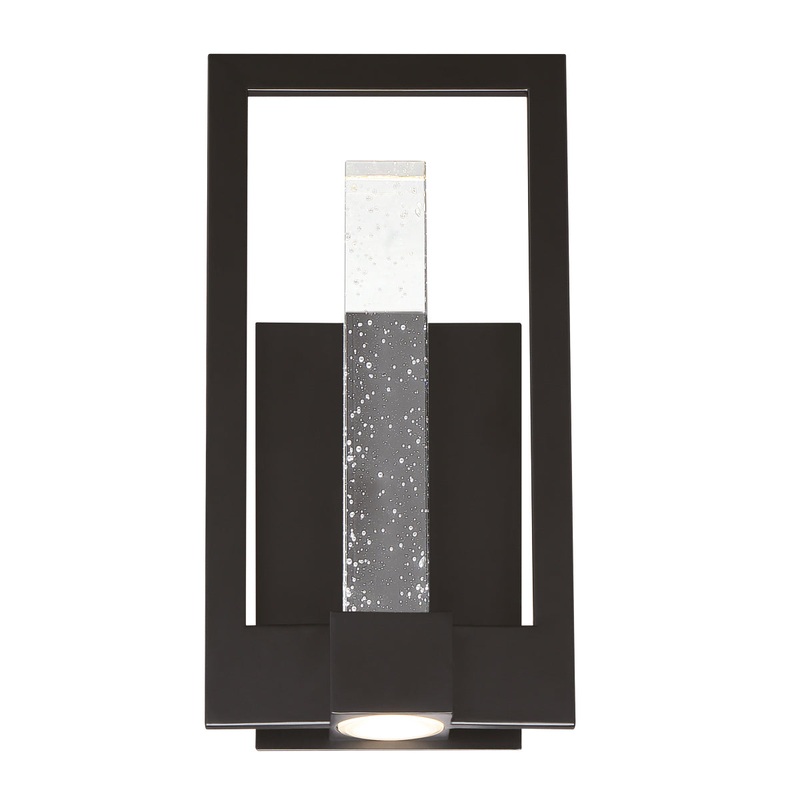 Hanson LED Outdoor Wall Mount in Black