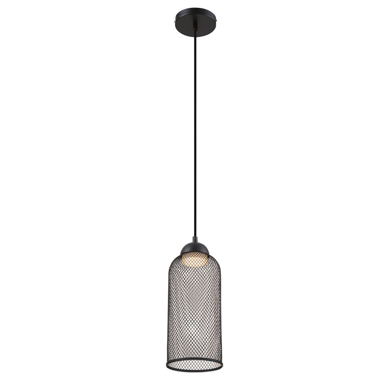 Kenmore LED Pendant in Black