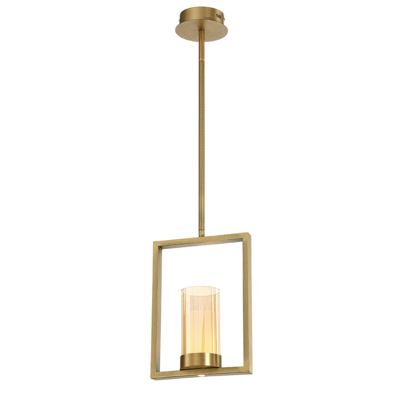 Londra LED Pendant in Bronze