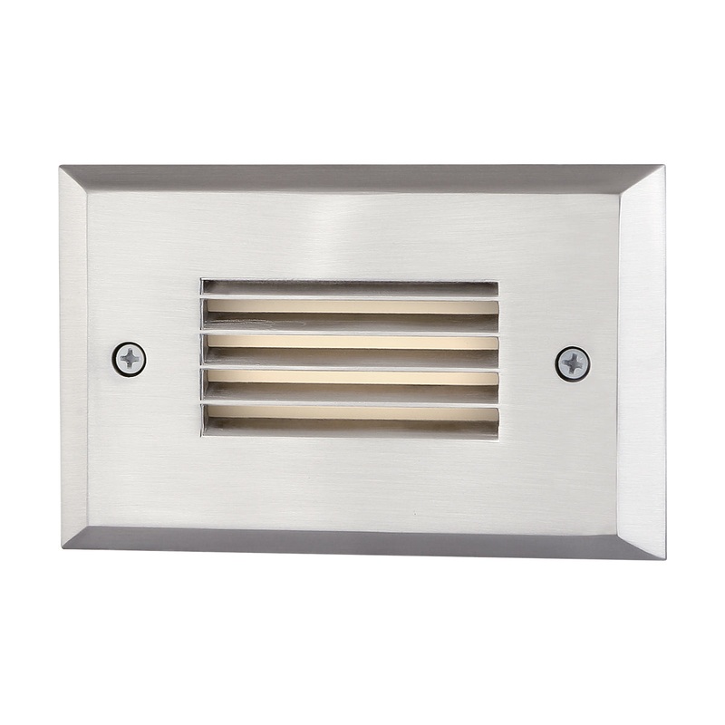 Louvre Trim in Brushed Nickel