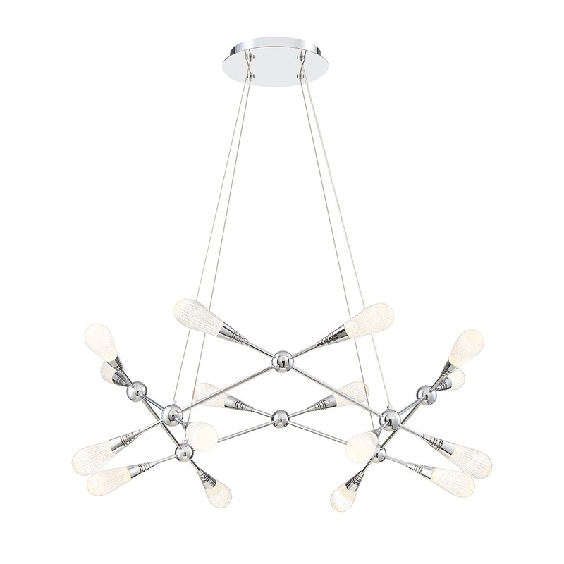 Manning LED Chandelier in Chrome