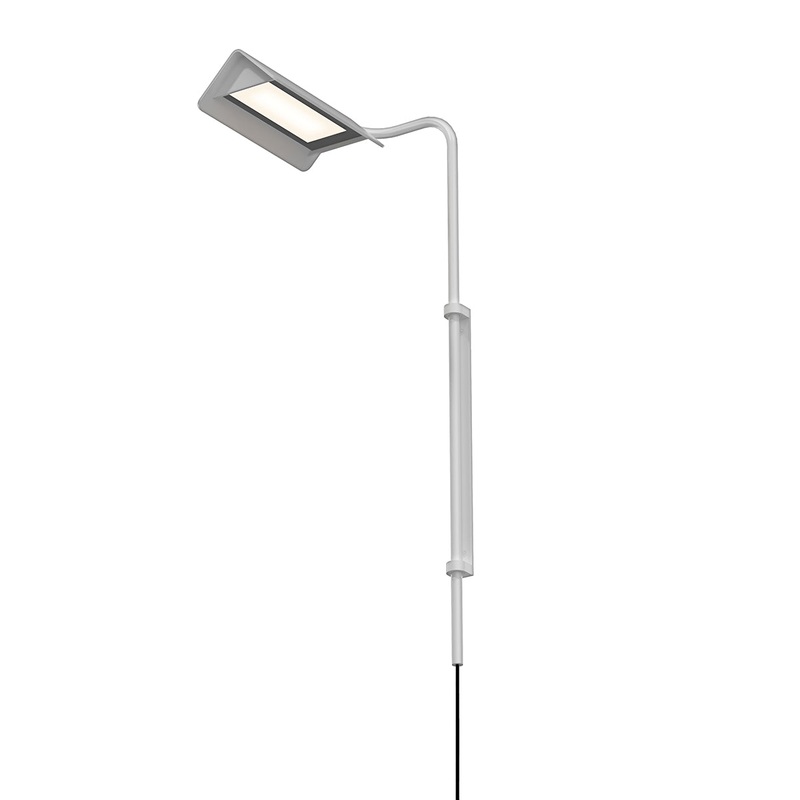Morii LED Wall Lamp in Bright Satin Aluminum