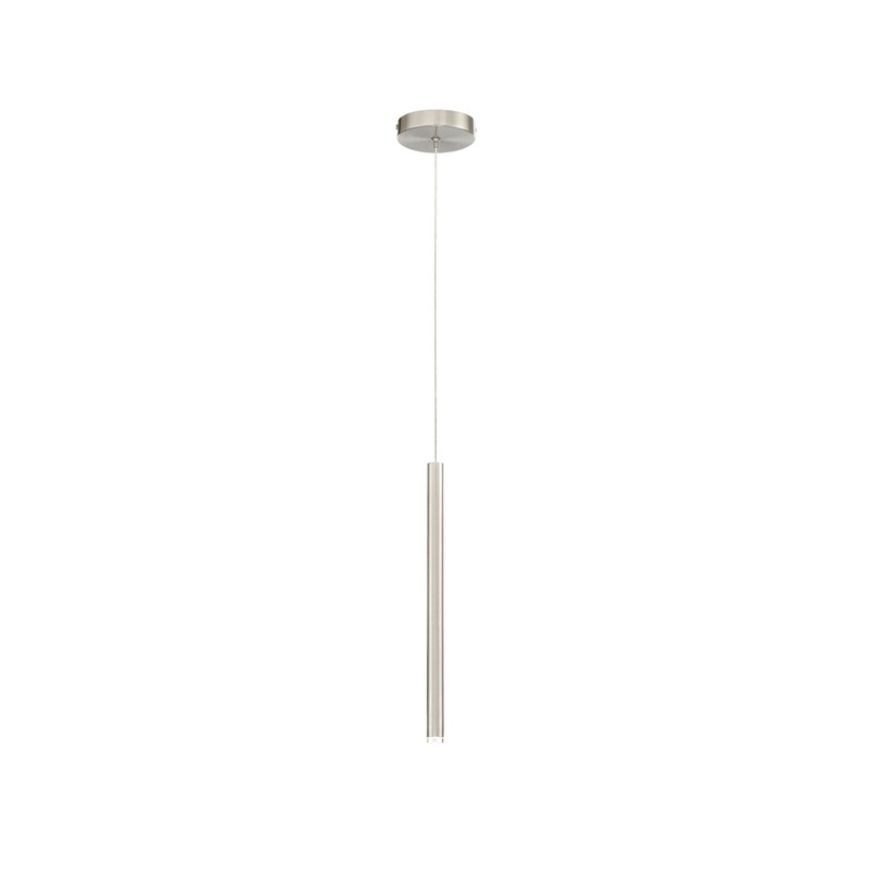Navada LED Pendant in Satin Nickel