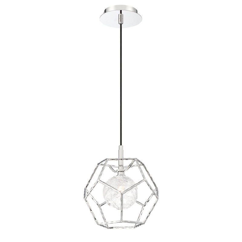 Norway LED Pendant in Chrome