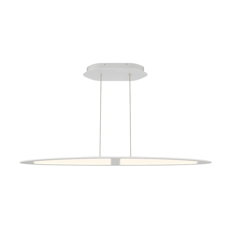Ormont LED Chandelier in Brushed Nickel