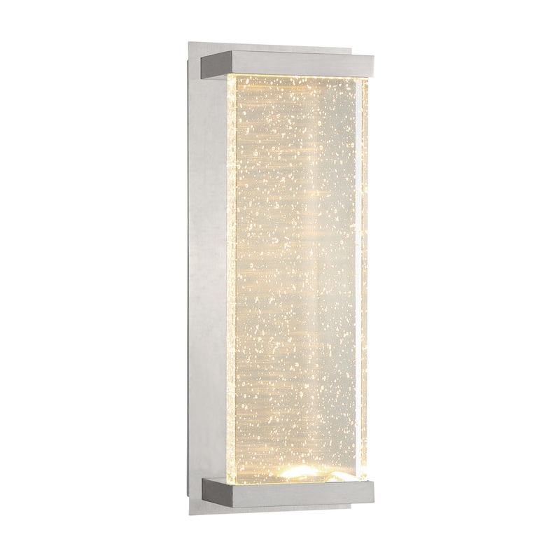 Paradiso LED Outdoor Wall Mount in Satin Nickel